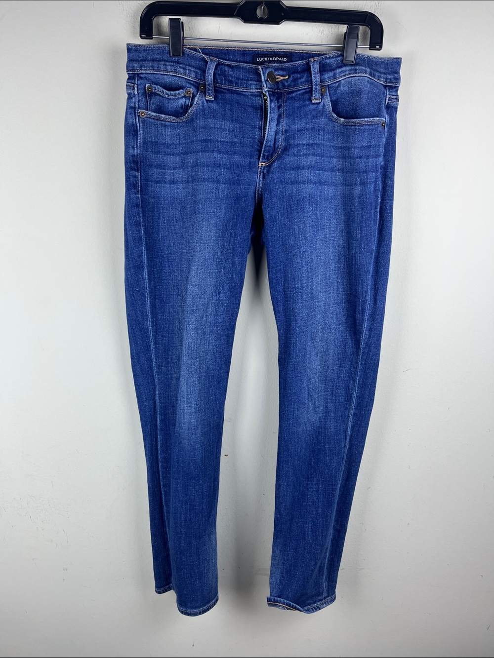 Lucky Brand Women's Dark Blue Skinny Jeans size 8 inseam 29